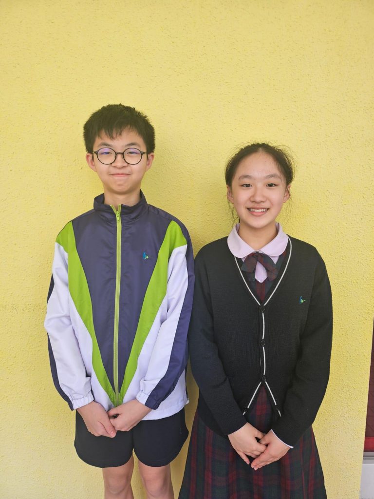 本校 P6A 邱薰霏及P6B 何孟澕同學當選為香港藝術發展局第十六屆校園藝術大使